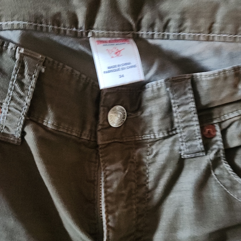 Mens true religion corduroy pants